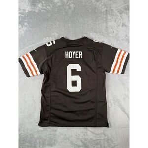 Cleveland Browns Jersey Nike NFL Football Youth Large 14-16 Brown Brian Hoyer #6
